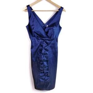 Calvin Klein Metallic Sleeveless Sheath Dress 4